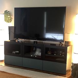 65” LG 4K Smart TV + Entertainment Center 
