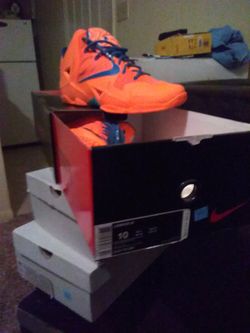 LeBron size 10. Asking 65 worn once