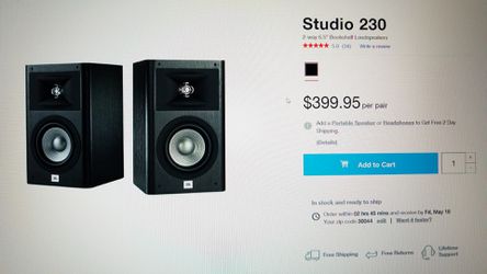 JBL Studio 230 loudspeakers (pair) for Sale in Norcross, GA - OfferUp