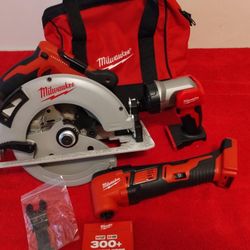 M18 Milwaukee 3 Tools Only $240