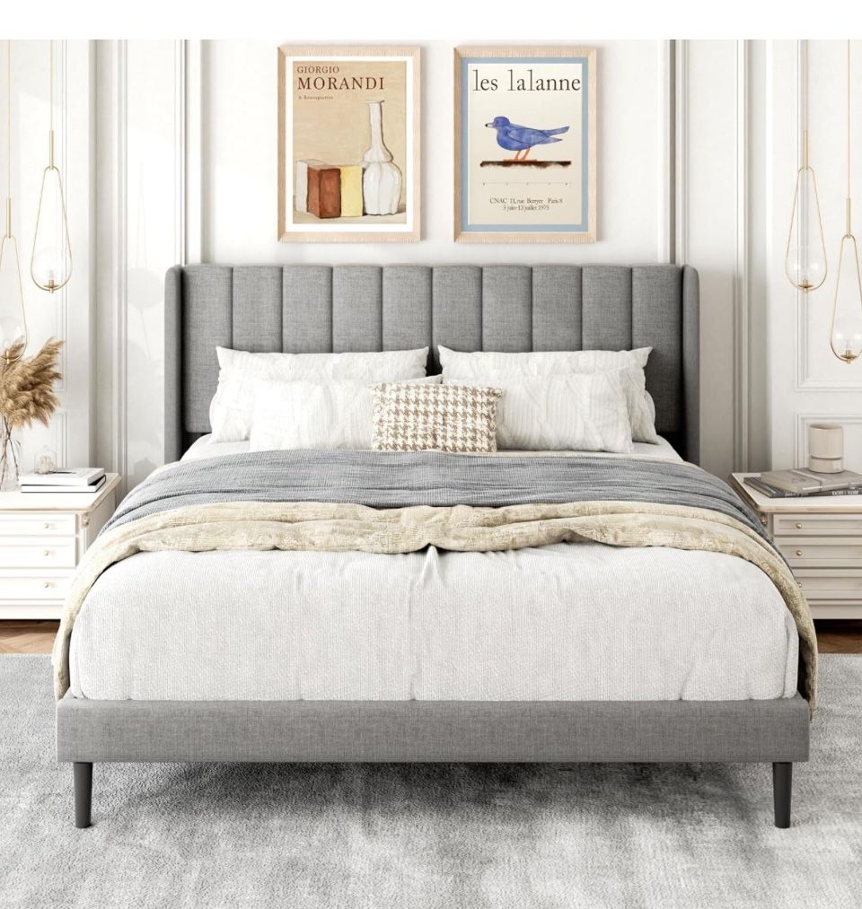 free brand new queen size bed frame and new mattress