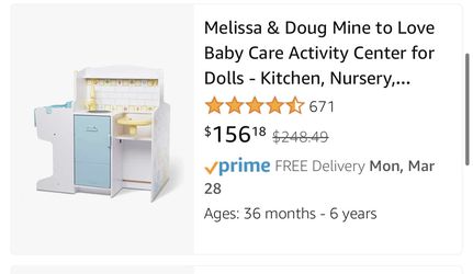 Melissa & Doug Mine to Love - Baby Care Activity Center