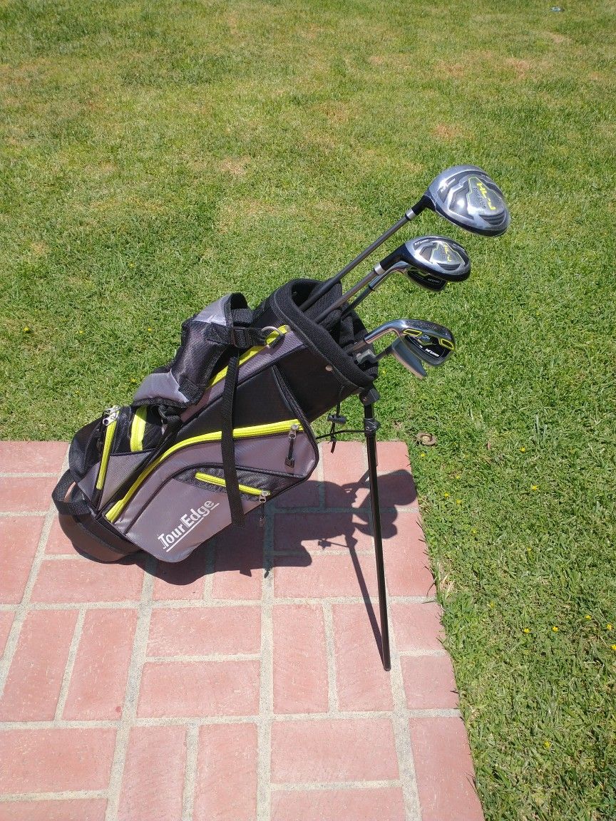Left Handed Tour Edge HL-J Junior Golf Set - (Ideal Height 48" to 56")