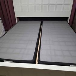 SOLID WOOD KING BED FRAME