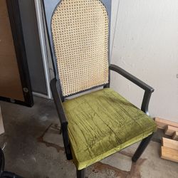 Cane Accent Chairs (2)