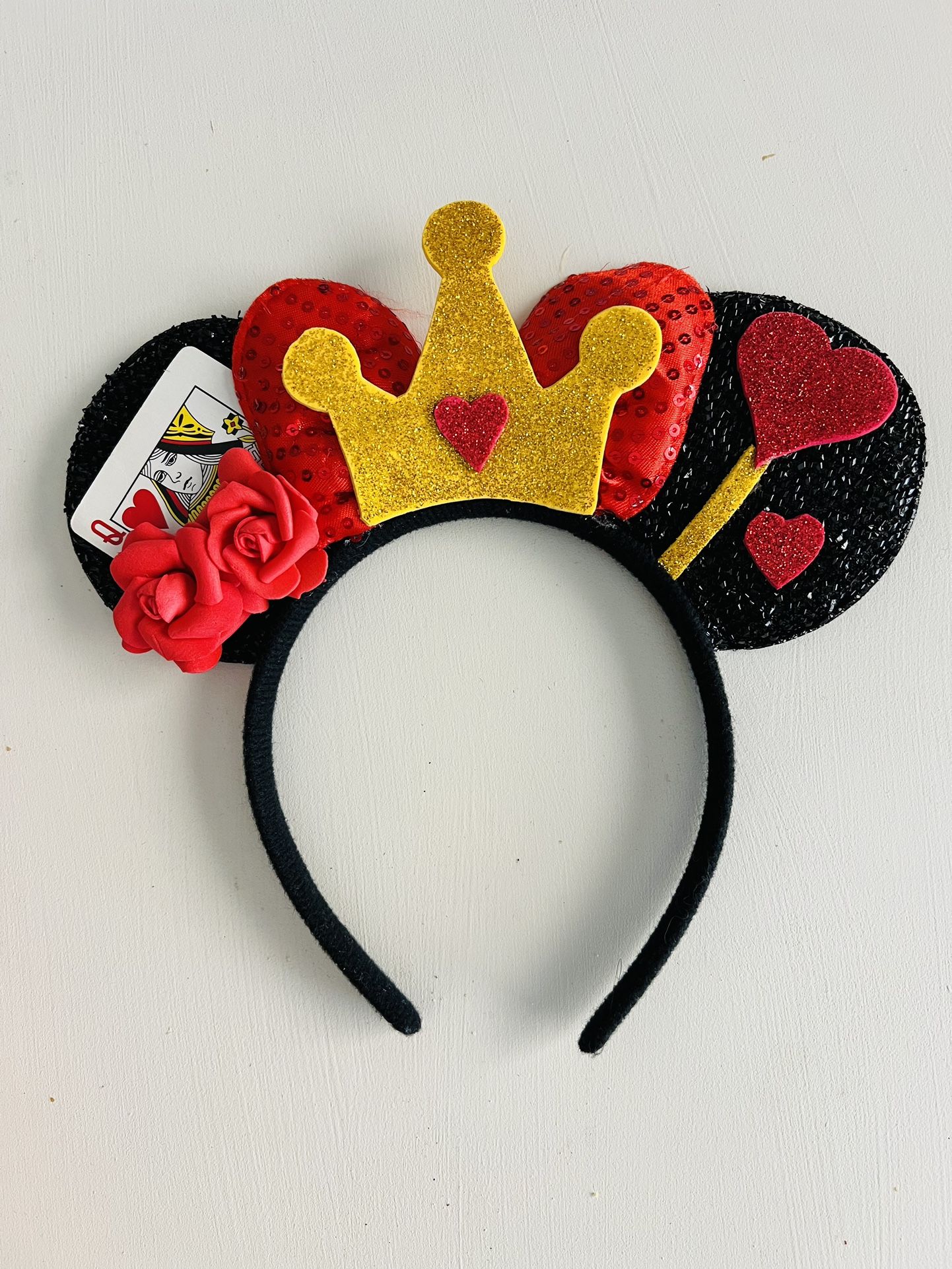 Mickey Ears Alice In Wonderland Queen Of Hearts