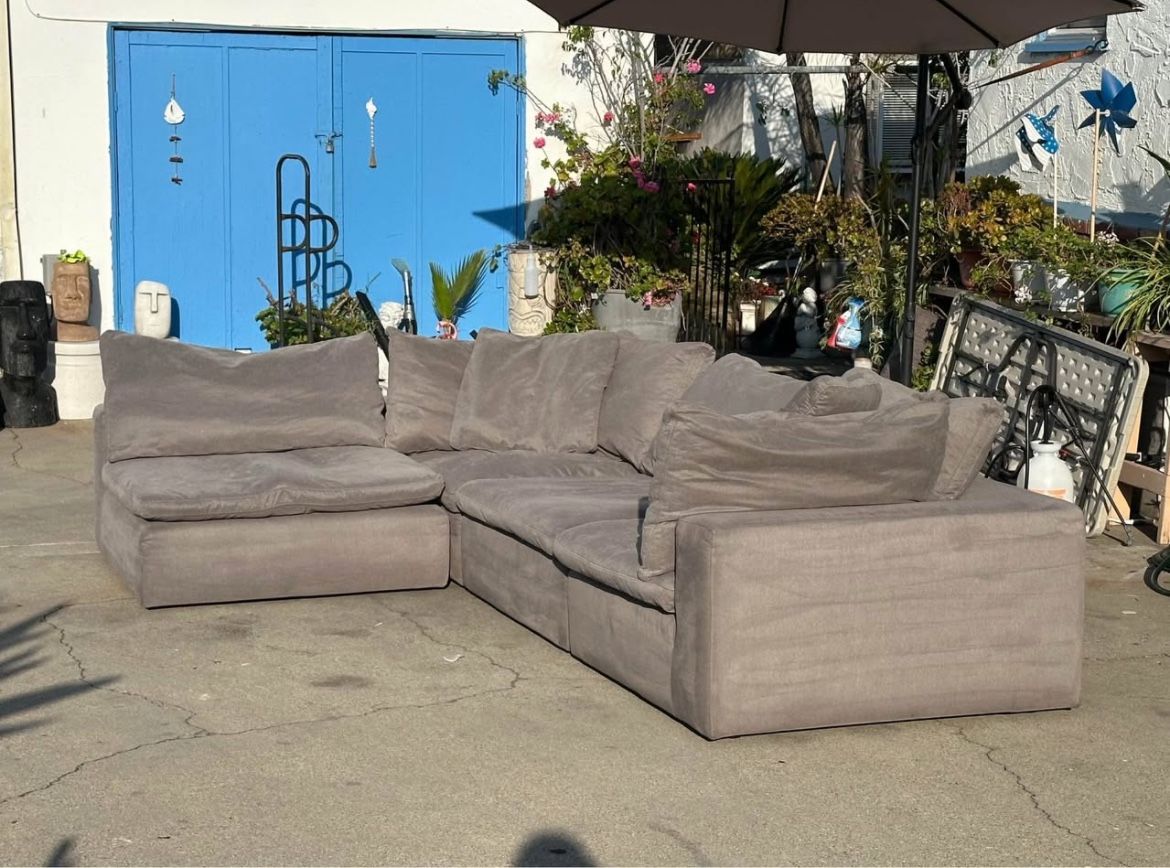 4 Pcs Gray Modular Dream Cloud Couch