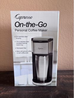 NIP-Capresso On-The-Go Personal Coffee Maker