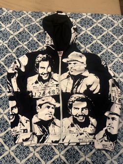 Asaali hoodie black and white (negotiable price)