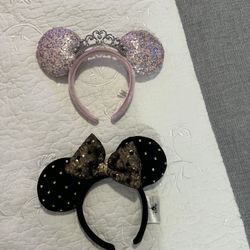 Mickey Minnie Disney Ears 