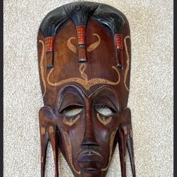 African Authentic Mask Great Condition 