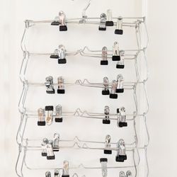 New 3-Pieces 6-Tiers Skirts or Pants Hanger Space Saver