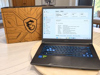 MSI Thin 15 Gaming Laptop – i5-13420H / RTX 4050 / 16GB RAM / 512GB SSD