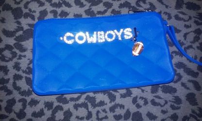 Cowboys silicone wristlet