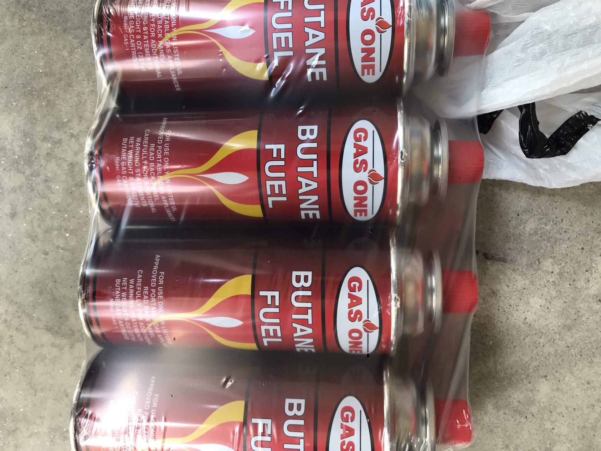 4 pack of butane fuel, brand new