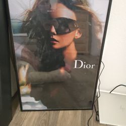 Dior Promo Shot In Frame