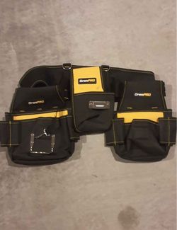 NEW GrenPRO Tool Belt Pouch Set