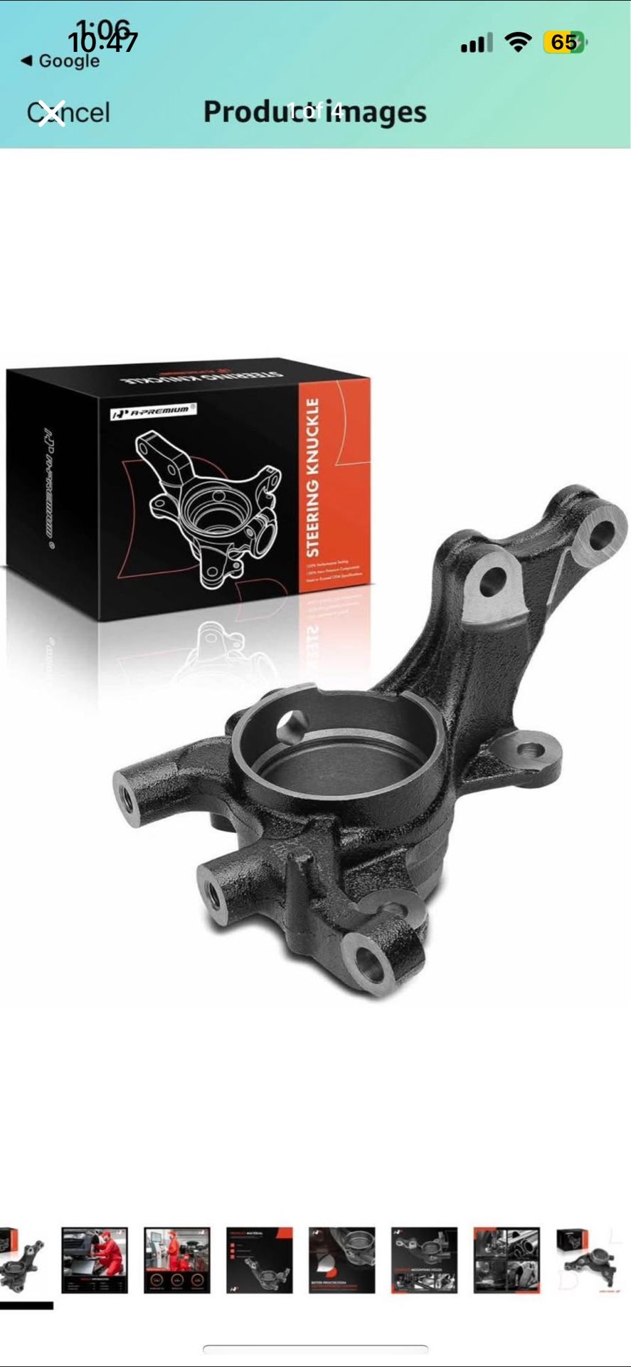 A-Premium Kia Forte Front Suspension Steering Knuckle (2010-2013)
