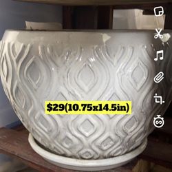 Maceta Blanca ,white Planter