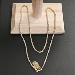 14k gold necklace 22 inch