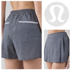 Lululemon City Skort in ‘Heathered Texture Printed Greyt Deep Coal’ (8)
