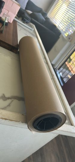 Roll of brown craft paper