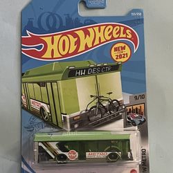 2021 Hot Wheels #155 Green Bus Aint Fare H Case HW Metro HTF