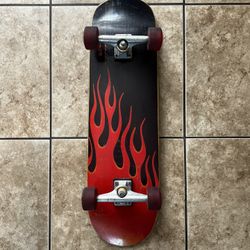 Vintage 1998 Powell Peralta Hot Rod Flames Skateboard Deck