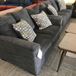 Wixon Slate Living Room Set /couches /Sofa and Loveseat 