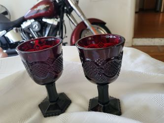 Avon wine glasses