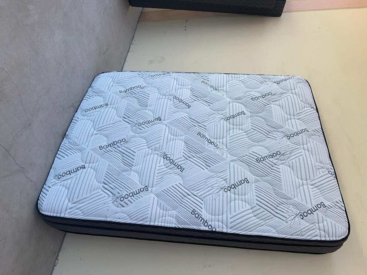 White Bamboo Queen Size Set