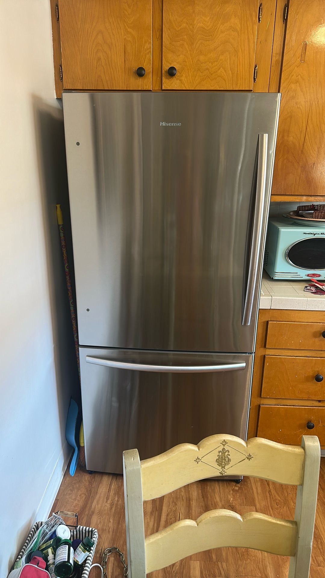 Hisense Refrigerator Stainless Bottom Freezer