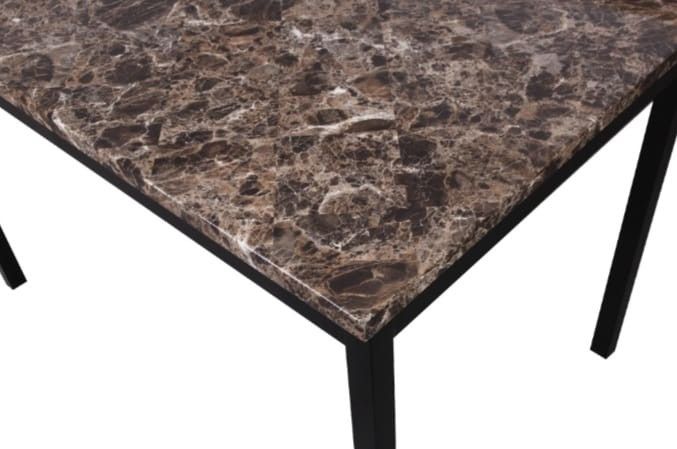 BRAND NEW
Roundhill Noyes Metal 5 Piece Dining Set with Laminated Faux Marble Top