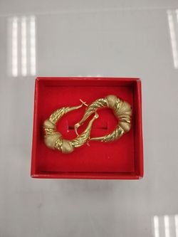 14k Gold Earrings 3.4g