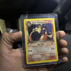 Dark Charizard Min Psa 8-9 Holo Swirl