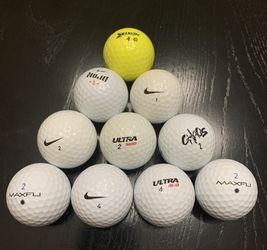 Golf balls mixed used (10)