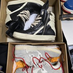 Rick Owens, Jordan 4s, Off White Dunks