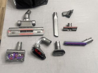Dyson vacuum attachments w/ storage bag 