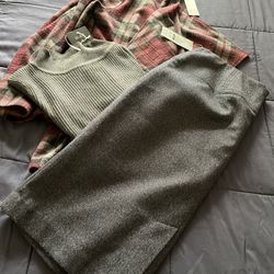 There Is A Three Pieces All Brand New Skirt Size 10 The Blouse Is L The Jacket Is S All 3for $45 Total 