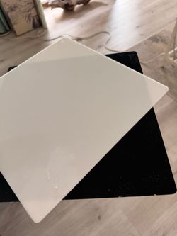 12 x 12 Inch Photography Acrylic White & Black Reflective Display  Backdrops