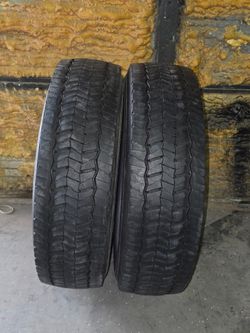 225/70R19.5 Pair Tires