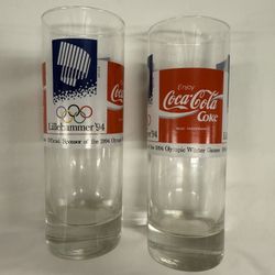 Coca Cola Lillehammer '94 Collectible Glass Set