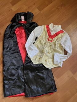 Kids Vampire Shirt & Cape