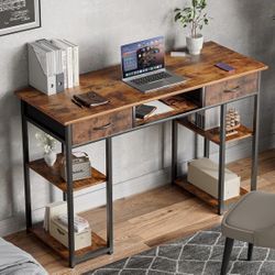 Computer Desk 48 Inch Home Office Bedroom Writing Study PC Table 
