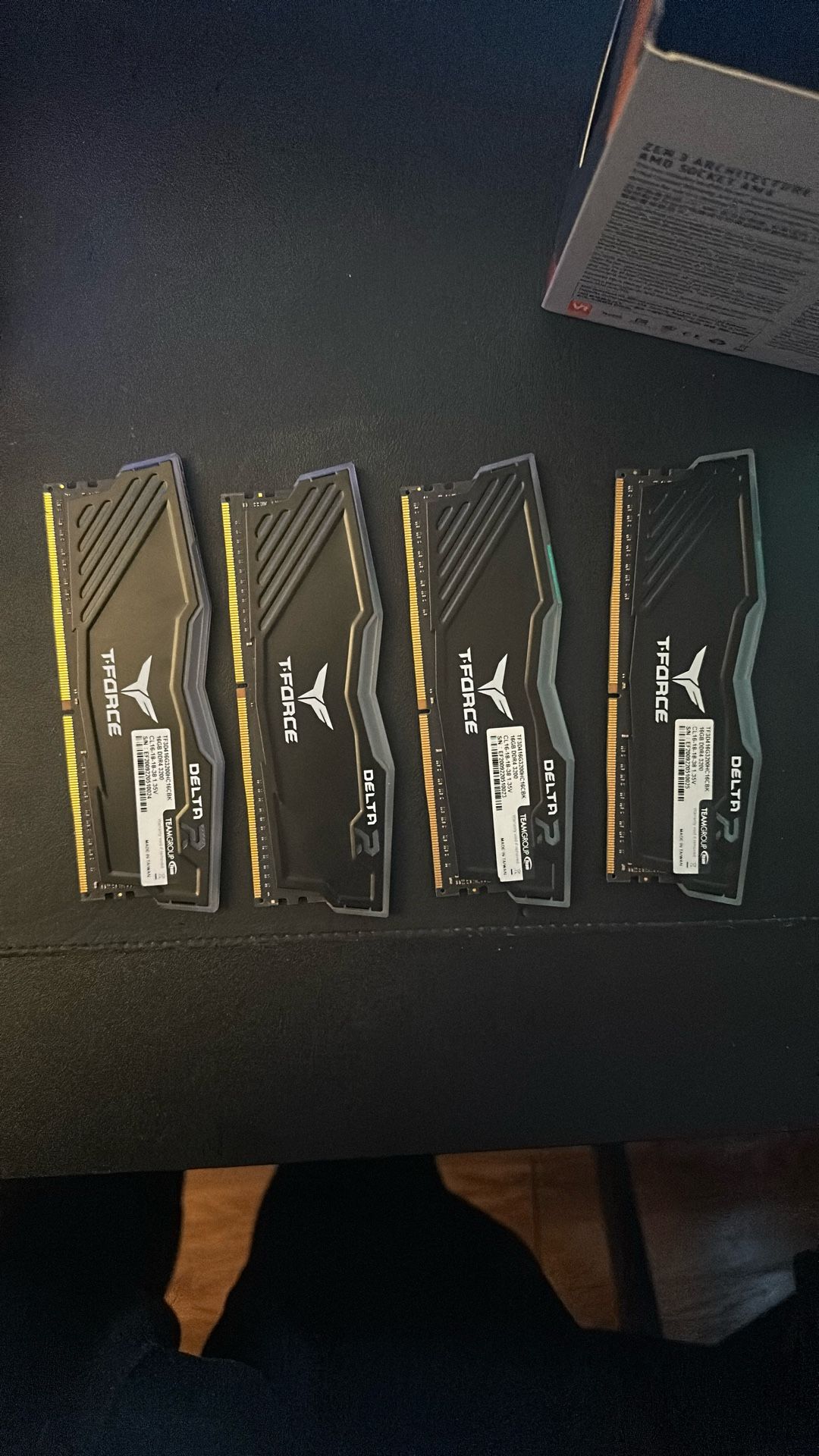 4 sticks of 16GB DDR4 RAM