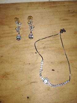 Ear rings and necklaces