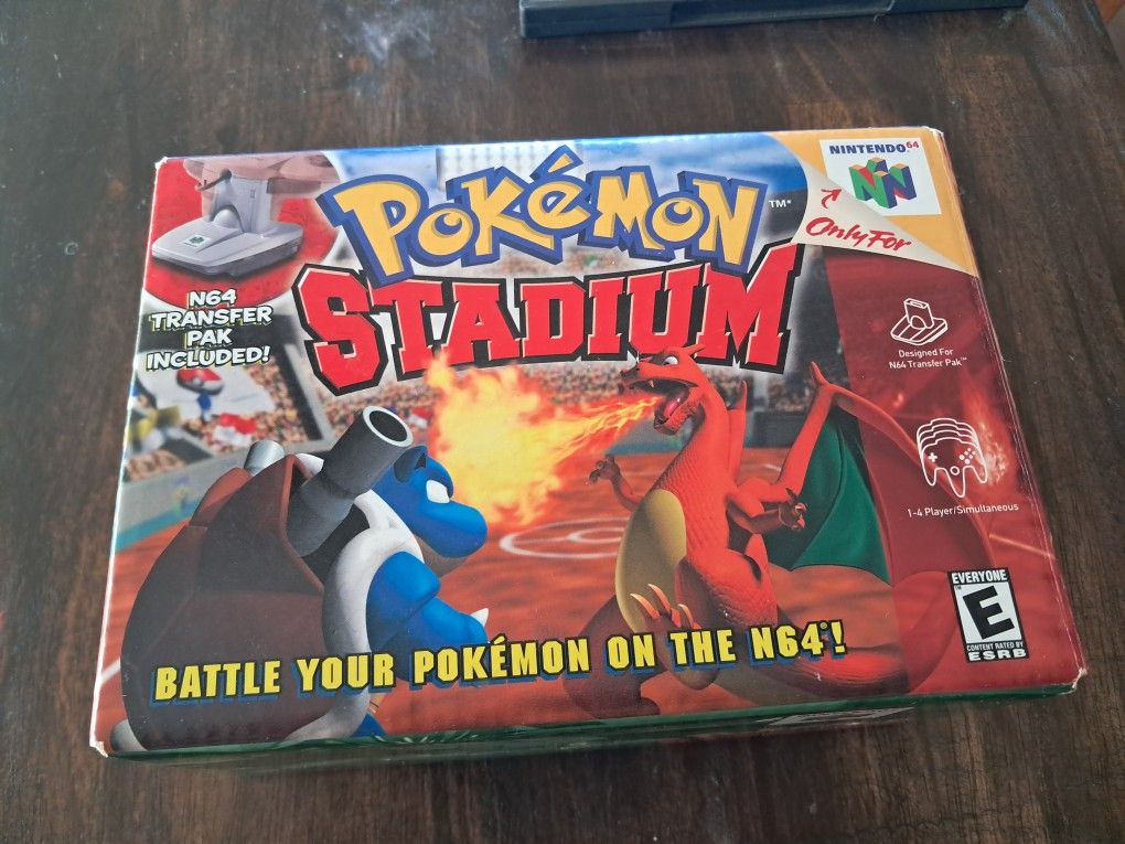 Nintendo 64 N64 Pokemon Stadium CIB