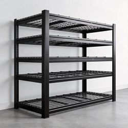 Garage Shelving 60"W Adjustable Heavy Duty Metal Shelving
