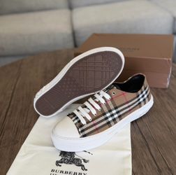 Burberry checker shoes
