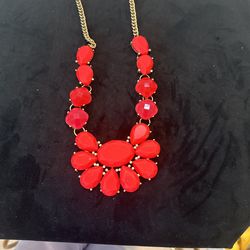 Raspberry Red Necklace